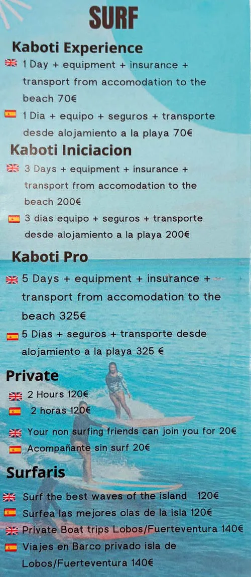 Info experiencia